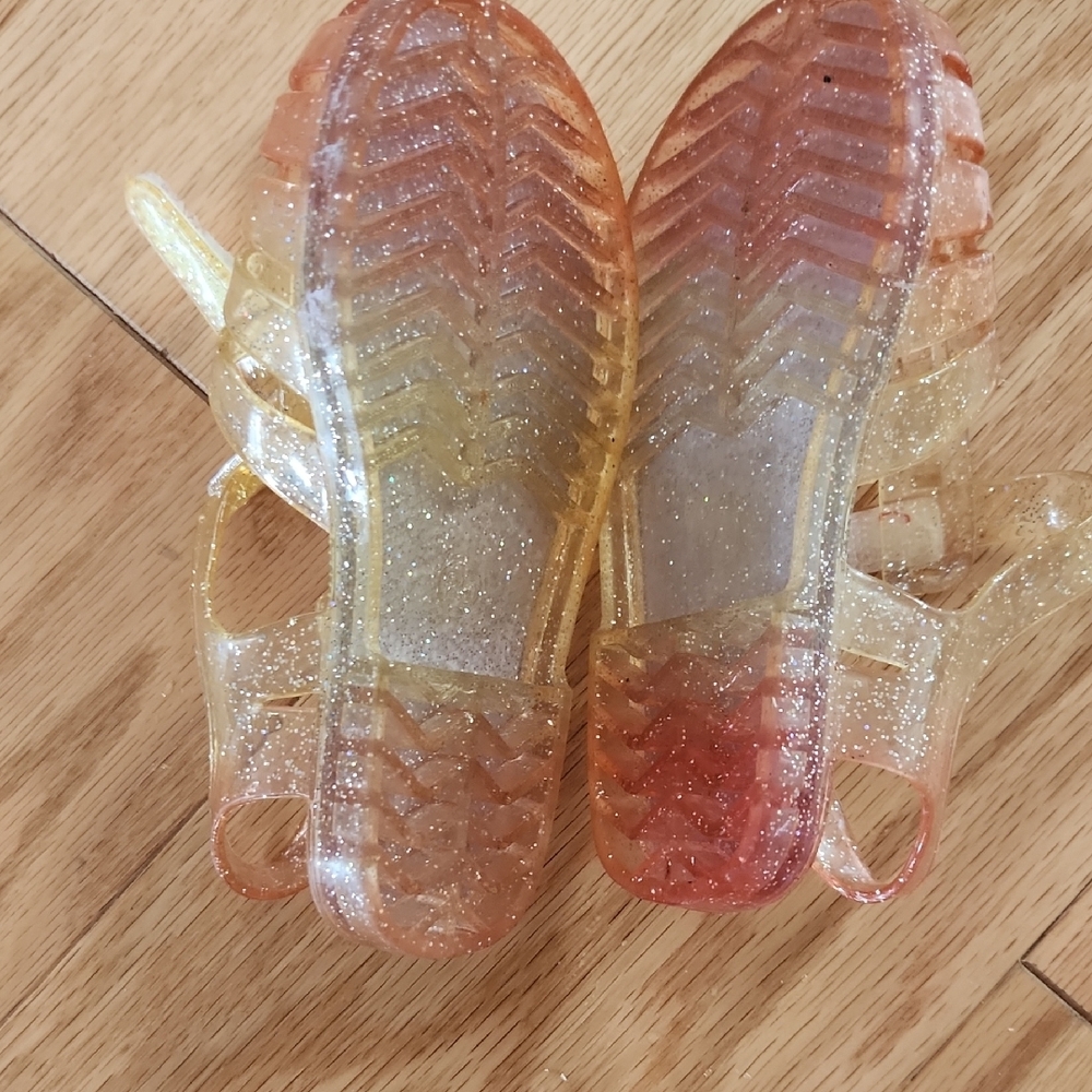 Libuam Glitter Jelly Closed Toe Sandals Toddler 6.5 - Picture 5 of 13